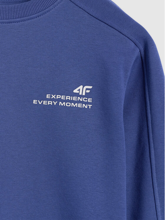 4F 4F Felpa 4FJRAW25TSWSM2413-31S Blu scuro Regular Fit