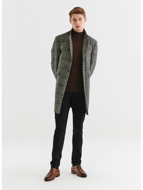 Pako Lorente Pako Lorente Płaszcz przejściowy P23WF-7X-005 Brązowy Classic Fit