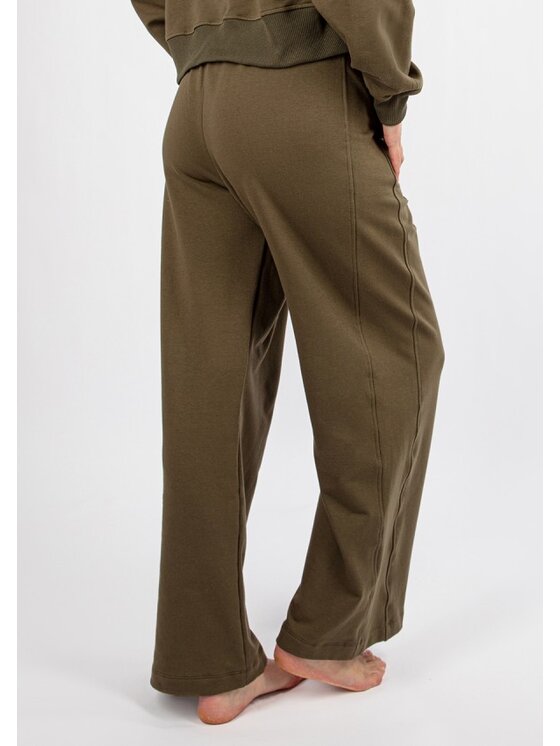 DKaren Sport DKaren Sport Spodnie dresowe DK-K-B23 Khaki Classic Fit