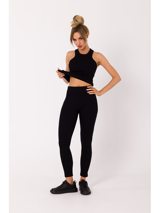 Made of Emotion Made of Emotion Leggings M734 Nero Premium Fit