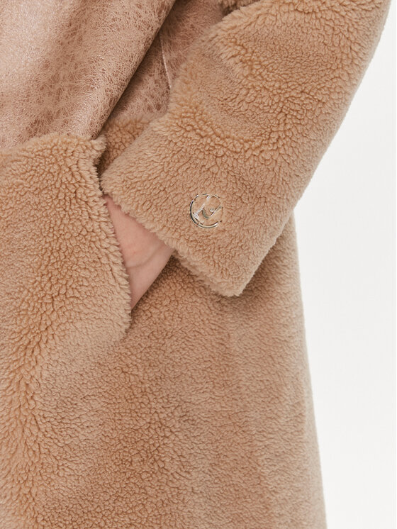 Liu Jo Sport Liu Jo Sport Fellmantel TF3021 E0847 Beige Regular Fit