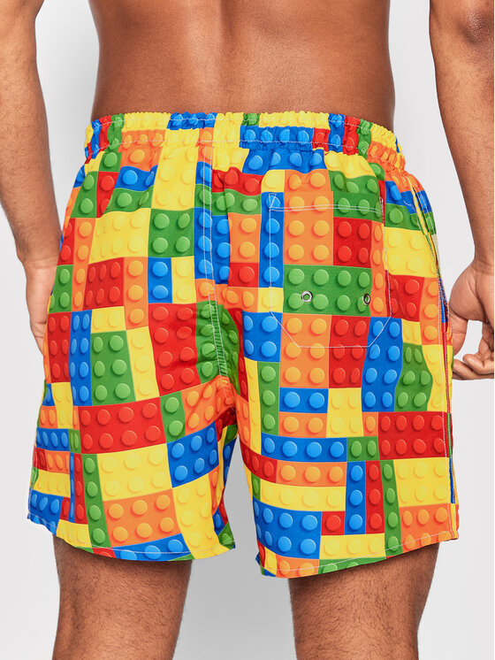 Pantaloncini da bagno Blocks Multicolore Regular