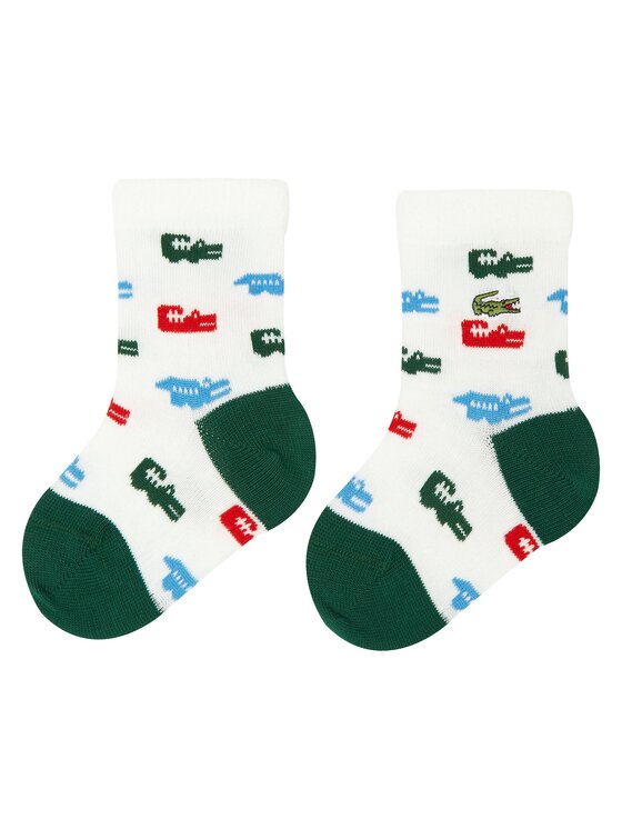 Lacoste Lot de 3 paires de chaussettes hautes enfant RA6890 Multicolore Modivo