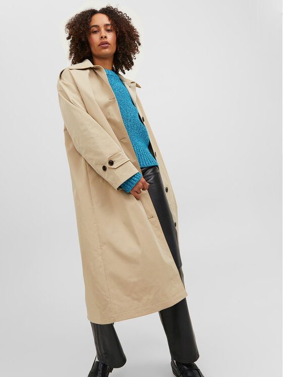 JJXX JJXX Тренч Verona 12247518 Бежевий Regular Fit