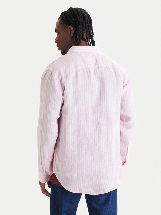 Tommy Hilfiger Tommy Hilfiger Košeľa Bengal MW0MW42400 Ružová Regular Fit
