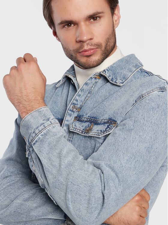 Camicia di jeans Nixon 214089 Blu Regular Fit