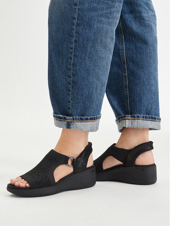 Skechers Sandale Martha Stewart: Pier-Lite - Park Path 188001/BBK Crna