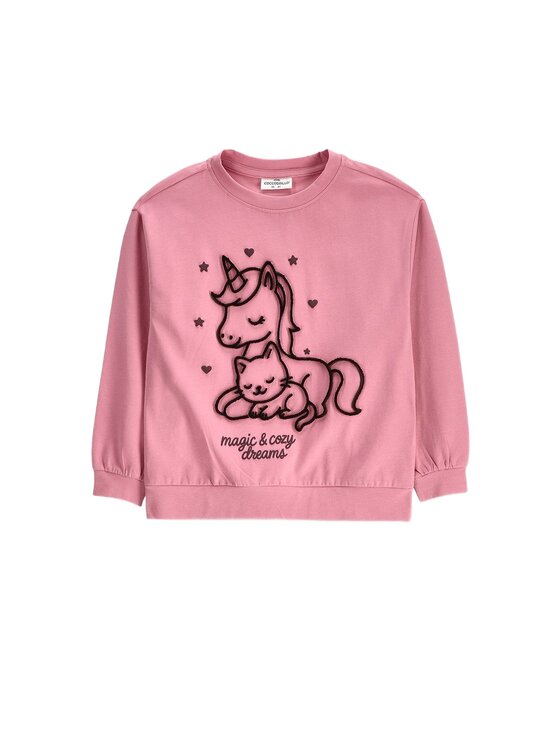 Coccodrillo Coccodrillo Longsleeve ZC6143103WGK-007 Różowy Regular Fit