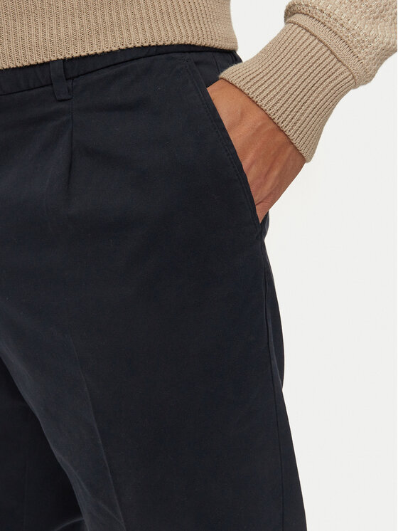 BOSS Boss Pantaloni di tessuto 50524390 Blu scuro Regular Fit