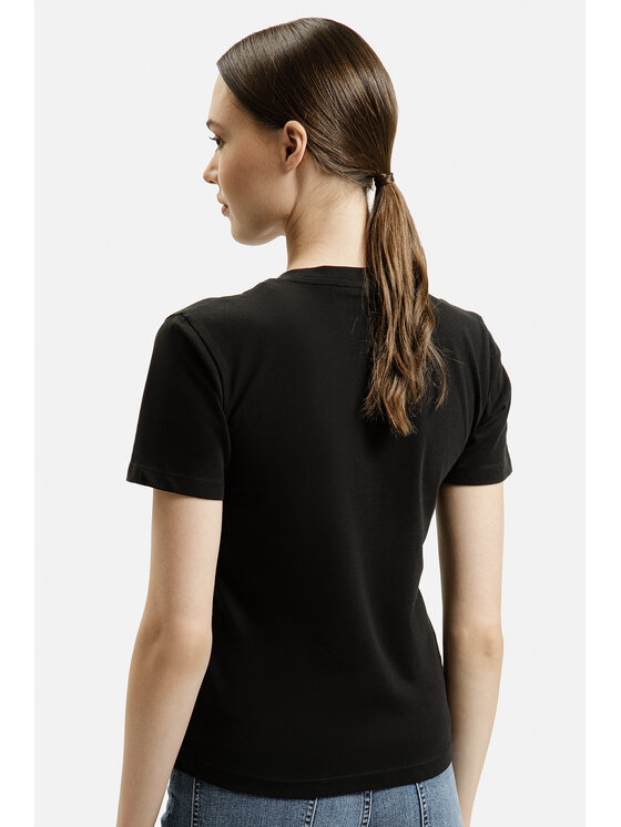 Cross Jeans Cross Jeans T-Shirt 56237-020 Czarny