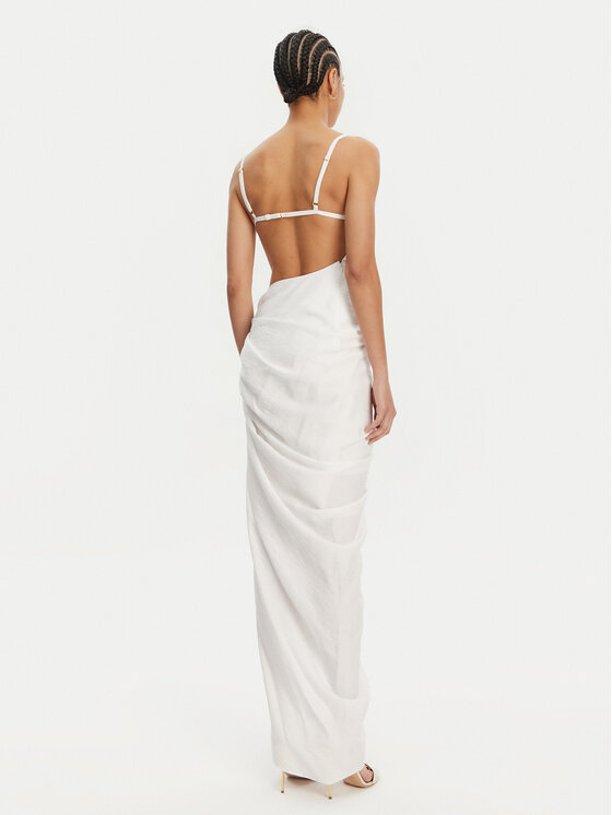 JACQUEMUS JACQUEMUS Večerní šaty 21E243DR001-1020 Bílá Regular Fit