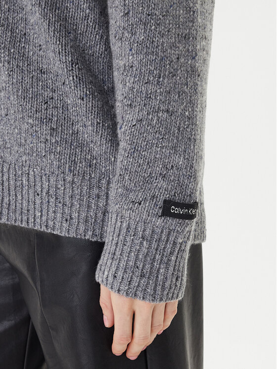 Calvin Klein Jeans Calvin Klein Jeans Sveter Chunky LV044D328G Sivá Regular Fit