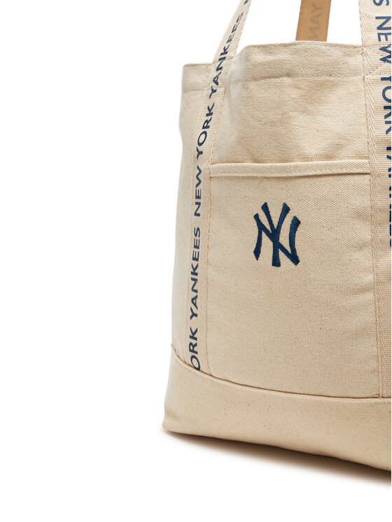 New Era New Era Táska New York Yankees MLB Strap Canvas Tote 60595127 Bézs