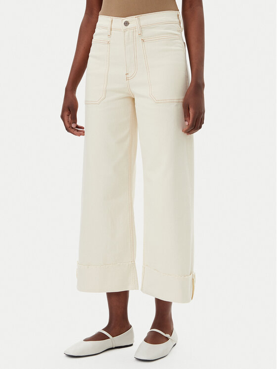 Gap Džínsy 744789-00 Béžová Wide Leg