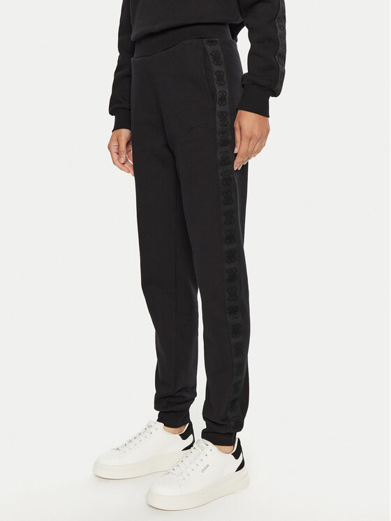 Guess Guess Pantaloni da tuta Stacie V4BB00 KC5O0 Nero Regular Fit