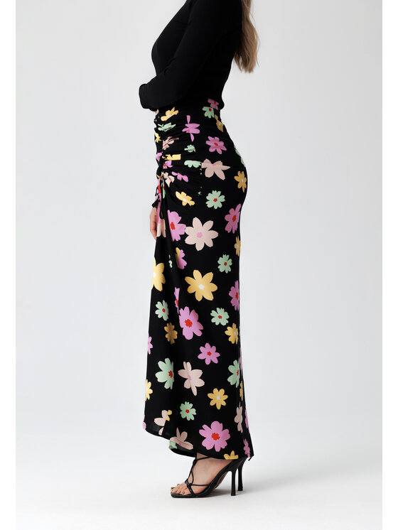 LAURELLA LAURELLA Sukňa 7TU003 Čierna Regular Fit