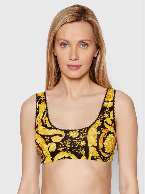 Versace Reggiseno top 1003176 Giallo, taglia : 1