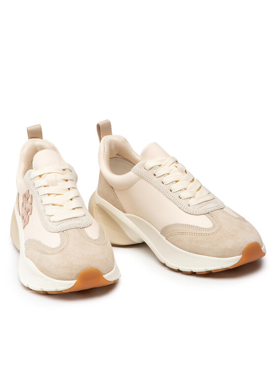 Tory Burch Tory Burch Sneakersy Good Luck Trainer 83833 Beżowy