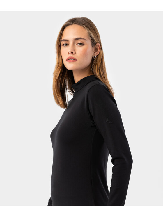 Carpatree Carpatree Bluza Glacier golf Czarny Fitted Fit