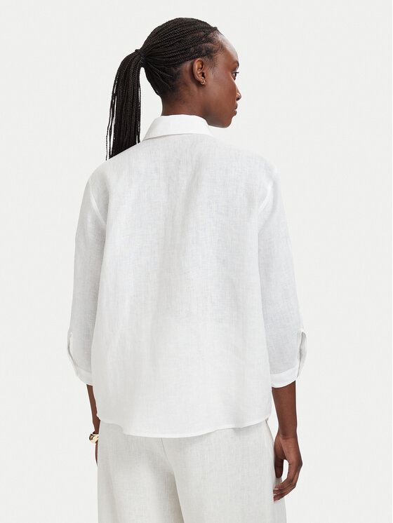 Marella Marella Camicia Girello 2615111122 Bianco Regular Fit