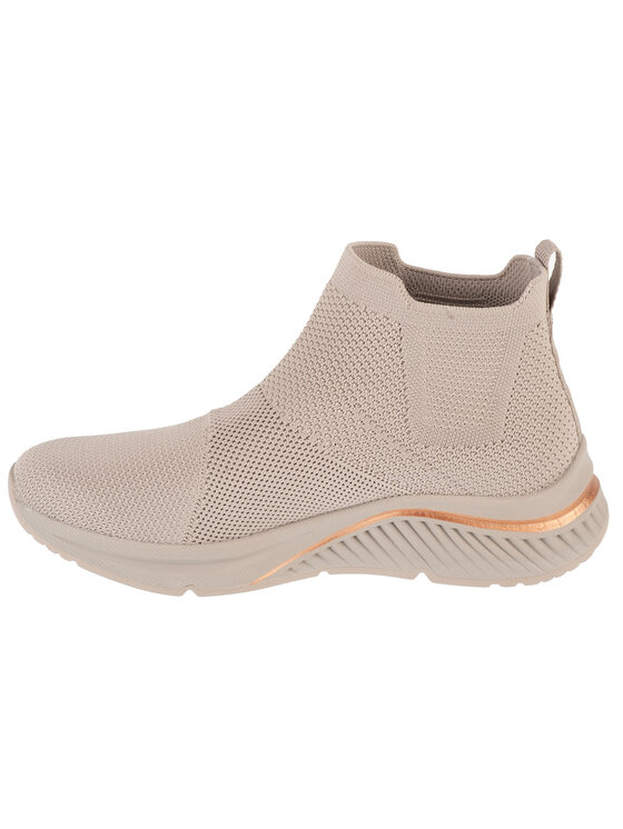 Skechers Skechers Buty do biegania Skechers Arch Fit S-Miles - Sock Walk Beżowy