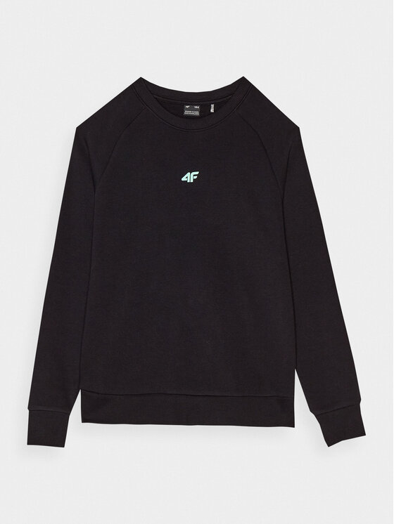 4F 4F Mikina 4FJWSS24TSWSF0920-20S Čierna Regular Fit