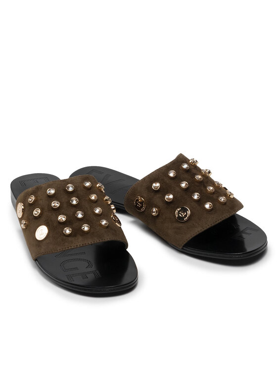 Eva Minge Eva Minge Шльопанці EM-40-09-001179 Зелений