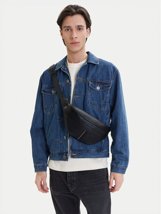 Tommy Hilfiger Tommy Hilfiger Rankinė ant juosmens﻿ Th Central Bumbag AM0AM14171 Juoda