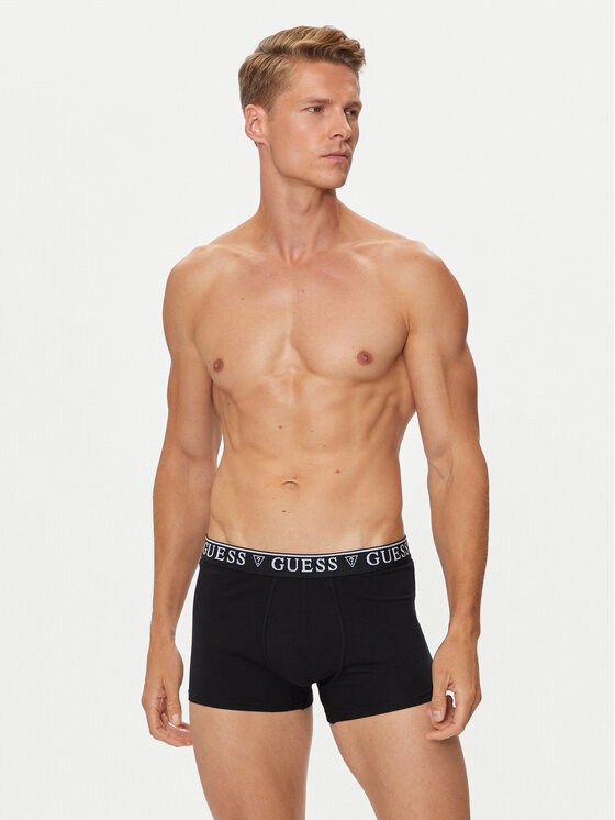 Guess Guess Комплект 5 чифта боксери U4YG16 K6YW1 Черен