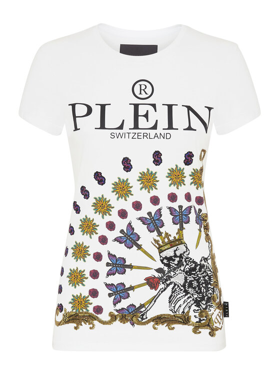 PHILIPP PLEIN PHILIPP PLEIN T-shirt 3673 Bianco Regular Fit