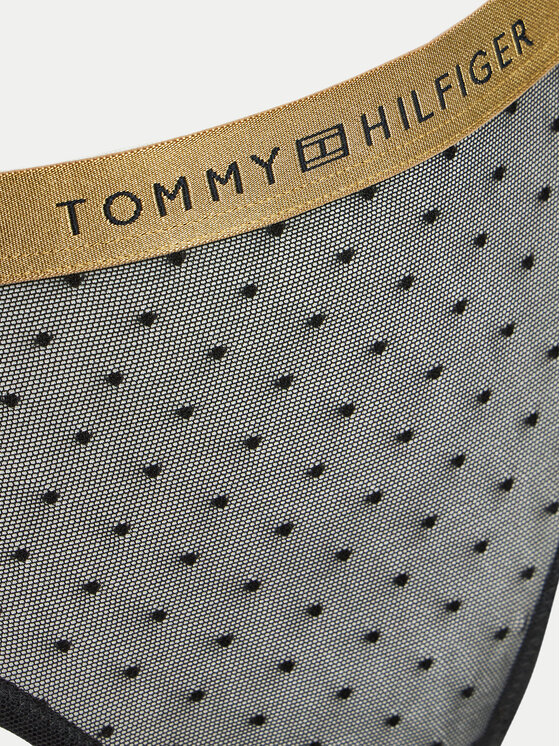 Tommy Hilfiger Tommy Hilfiger Kalhotky string UW0UW05533 Černá