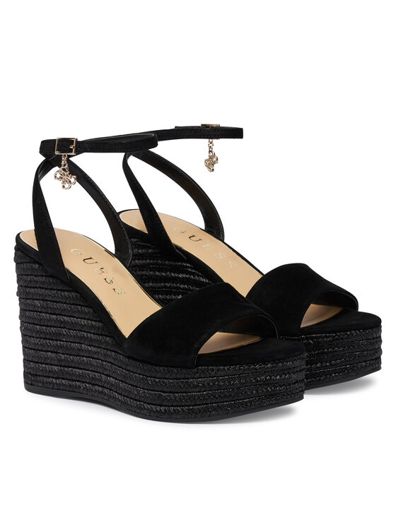 Guess Guess Espadrile FLJLY2 SUE04 Negru