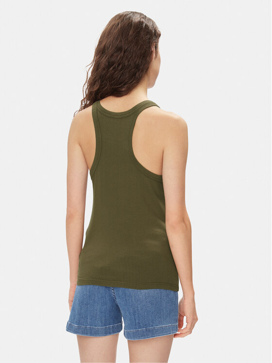 Liu Jo Liu Jo Marškinėliai MA4327 J4695 Chaki Slim Fit