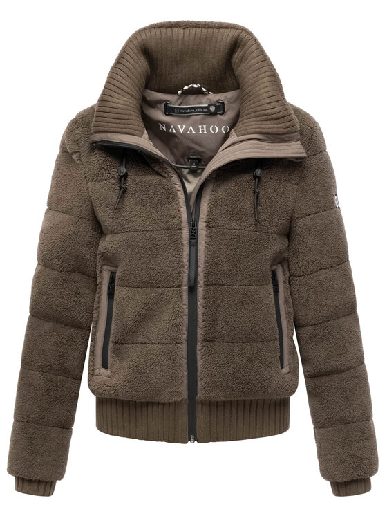 Navahoo Navahoo Kurtka zimowa Schneepuder Brązowy Regular Fit