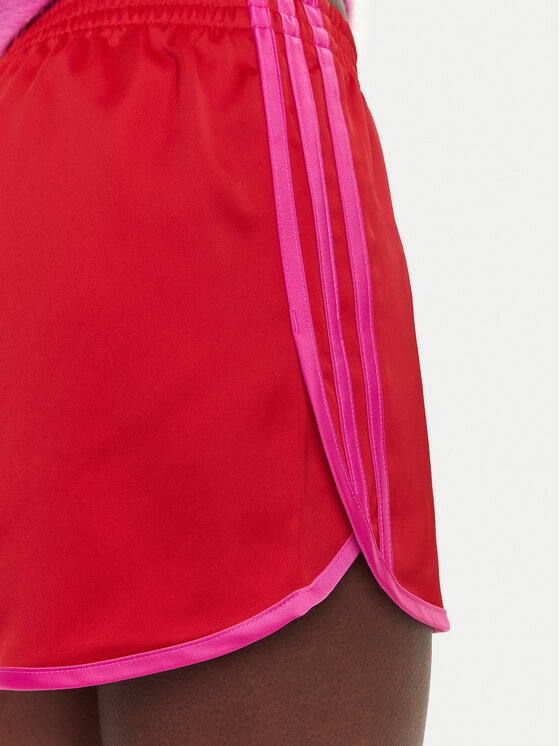 adidas adidas Szorty sportowe adicolor 3-Stripes Sprinter JZ3513 Czerwony Loose Fit