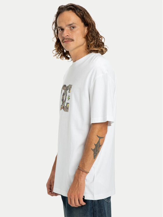 DC Shoes DC Shoes Футболка Star Filled EDYZT04348 Білий Regular Fit