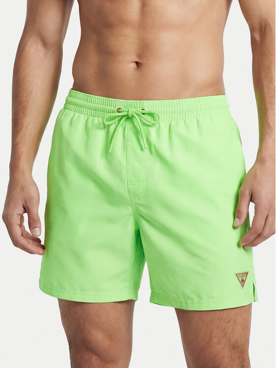 Guess Úszónadrág F6GT24 WG282 MEDIUM Zöld Regular Fit