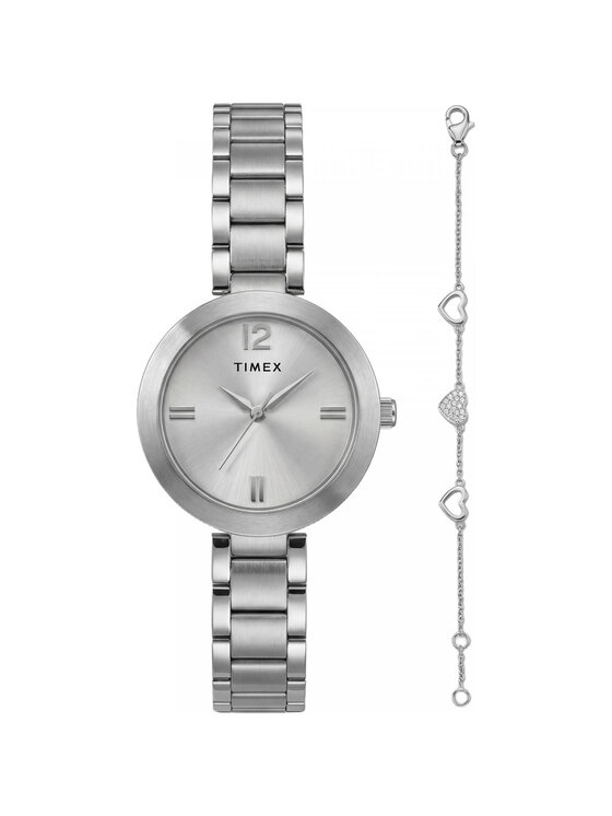 Timex Timex Hodinky TWG068000 Stříbrná