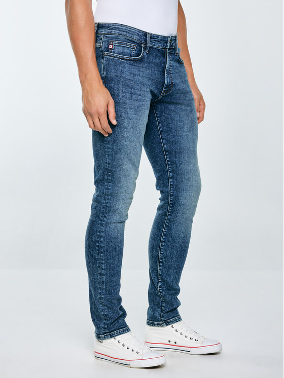 BIG STAR BIG STAR Jeansy TERRY CARROT Niebieski Tapered Fit