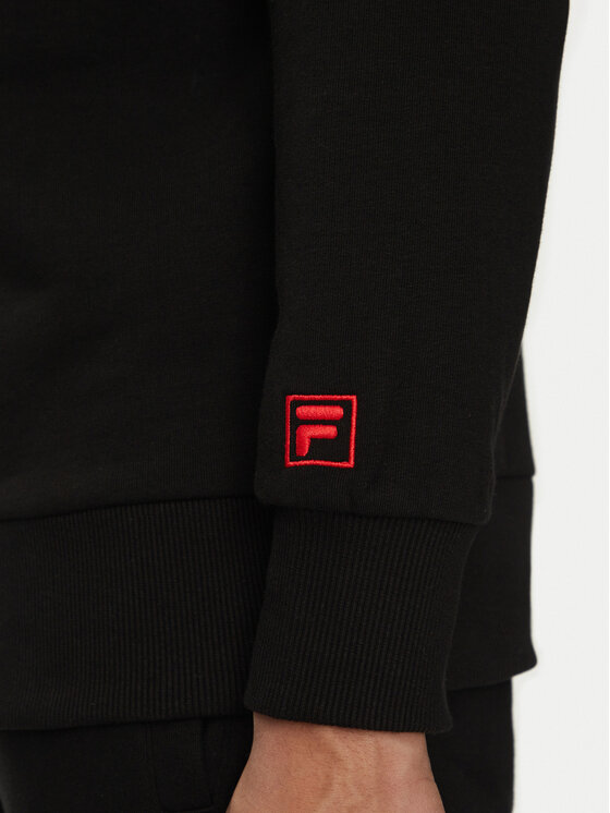 Fila Fila Majica dugih rukava Landogne FAM0872 Crna Regular Fit