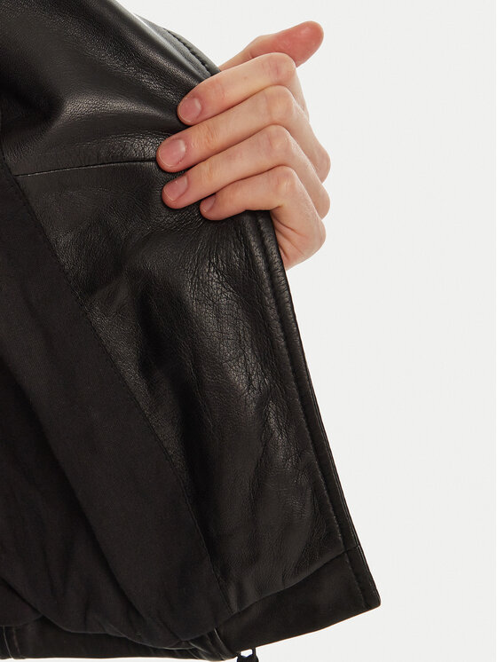 Serge Pariente Serge Pariente Geacă de piele City Girl Negru Regular Fit