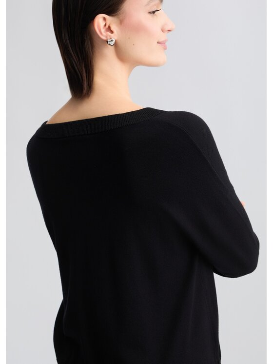 Liu Jo Liu Jo Sweter TA5062MS49I22222 Czarny Regular Fit