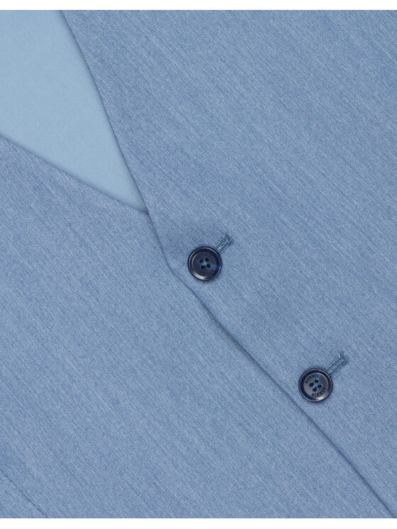 Borgio Borgio Kamizelka lido_n Niebieski Slim Fit