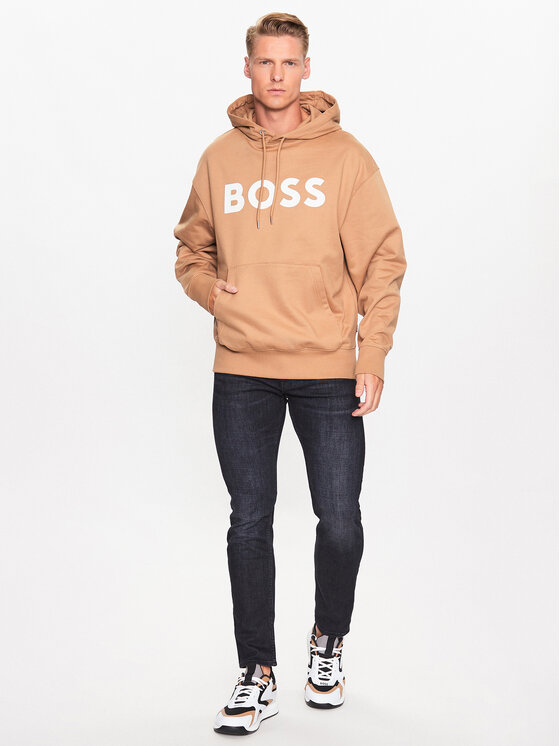 BOSS Boss Felpa 50496661 Beige Oversize