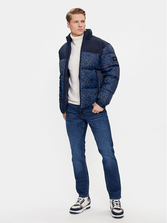 Tommy Hilfiger Tommy Hilfiger Зимно яке New York MW0MW33630 Син Regular Fit