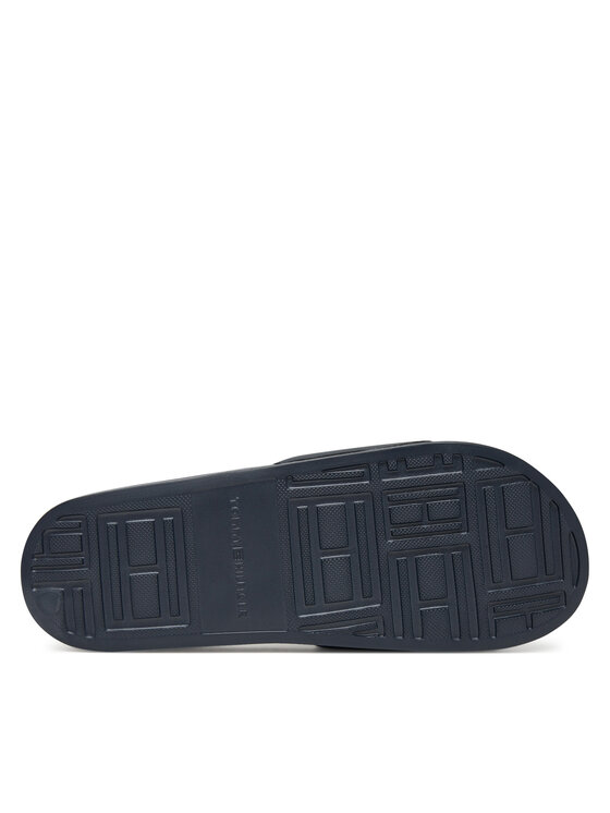 Tommy Hilfiger Tommy Hilfiger Šľapky Raised Pool Slide FM0FM05761 Tmavomodrá