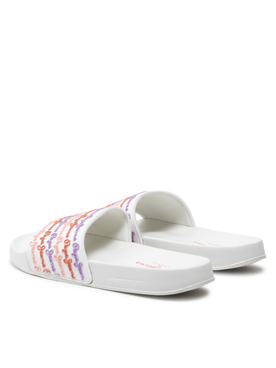 Pepe Jeans Pepe Jeans Iešļūcenes Slider Set W PLS70145 Balts