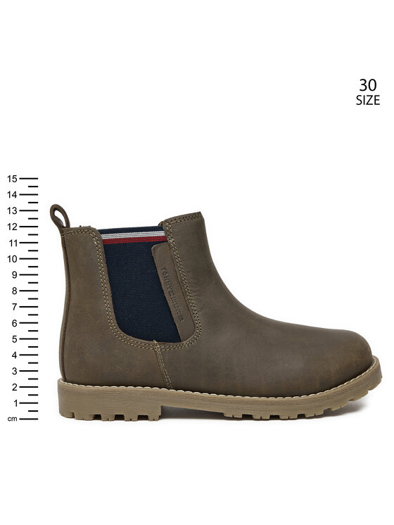 Tommy Hilfiger Tommy Hilfiger Gležnjače T1X5-33700-0124 S Zelena