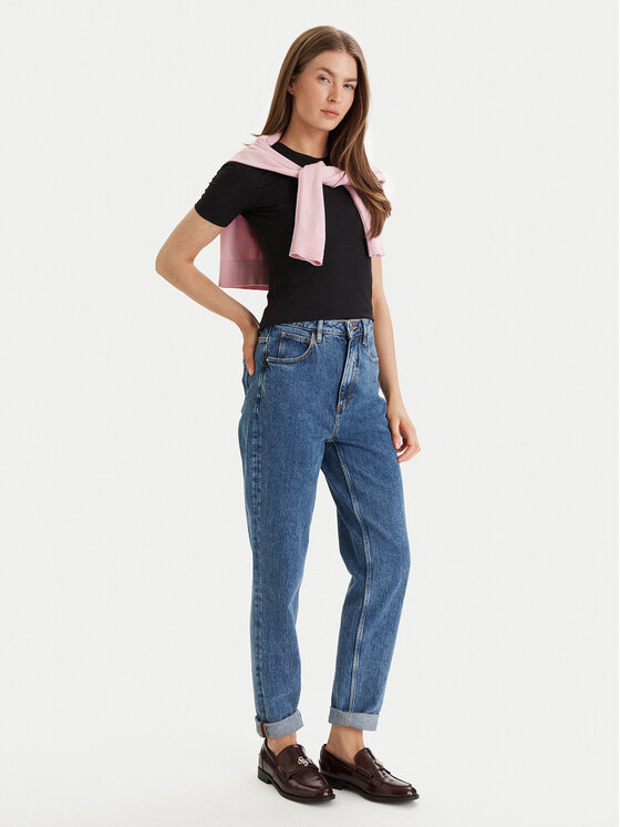 Calvin Klein Calvin Klein Marškinėliai LV044D246G Juoda Slim Fit