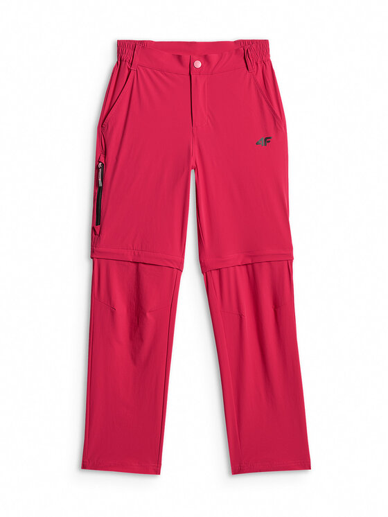 4F 4F Spodnie outdoor OUTERWEAR Różowy Regular Fit